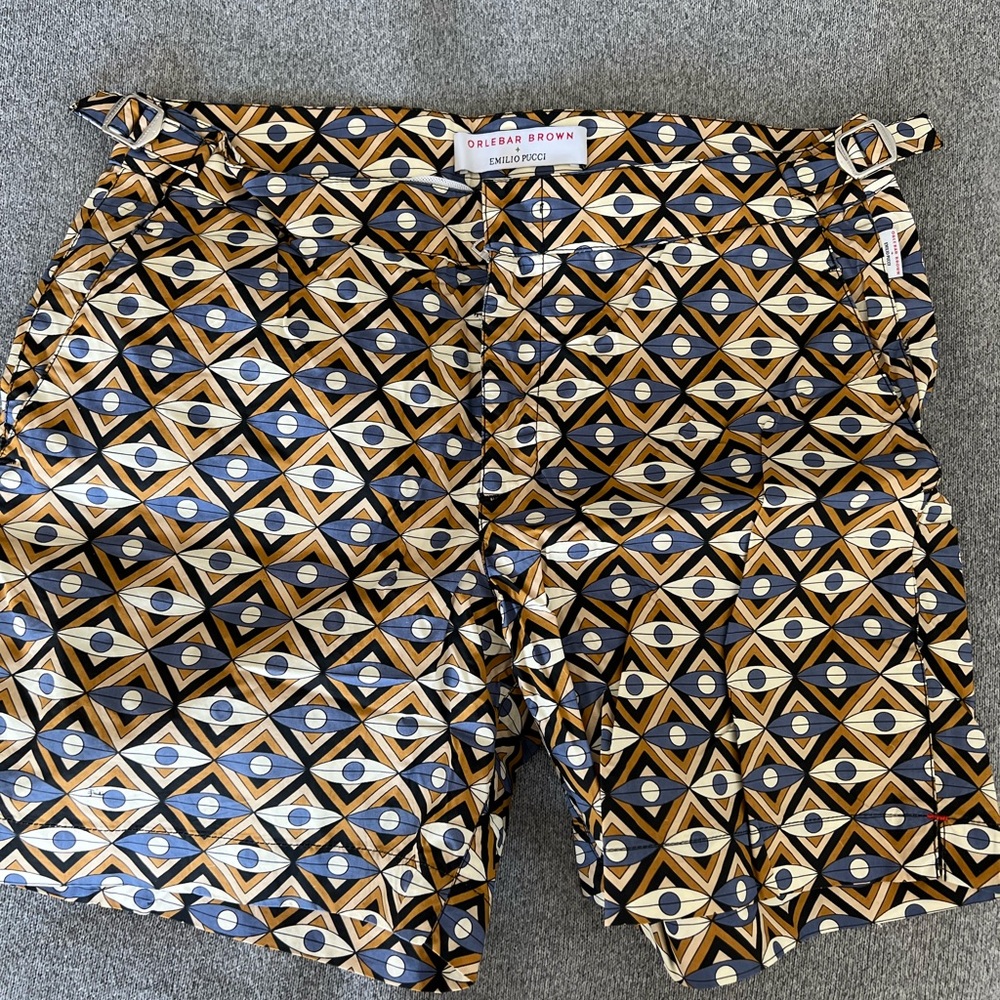 Men’s Orlebar Brown + Emilio Pucci Swim Trunks